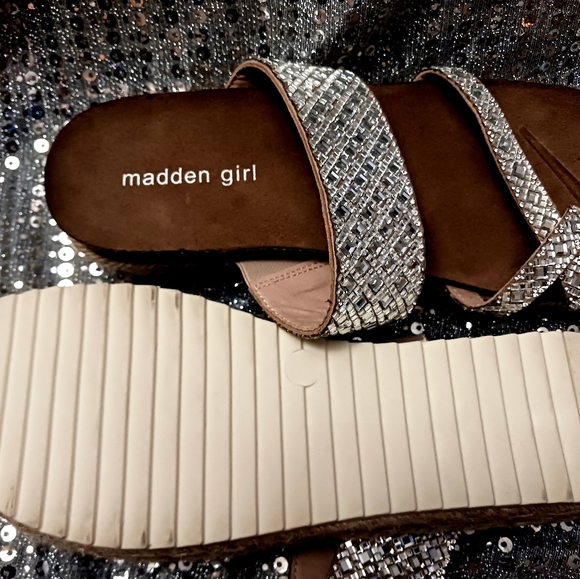 Madden Girl Caseo Platform Espadrille Sandal Size 10 Nwot - Picture 10 of 12